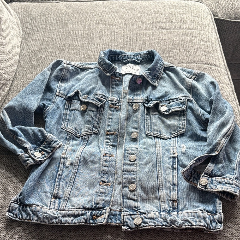Zara Blue Kids Jean Jacket